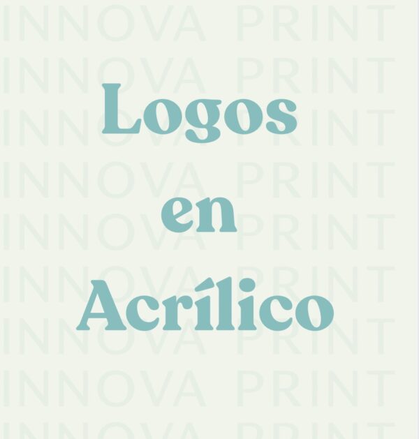 Logo en Acrílico Personalizado